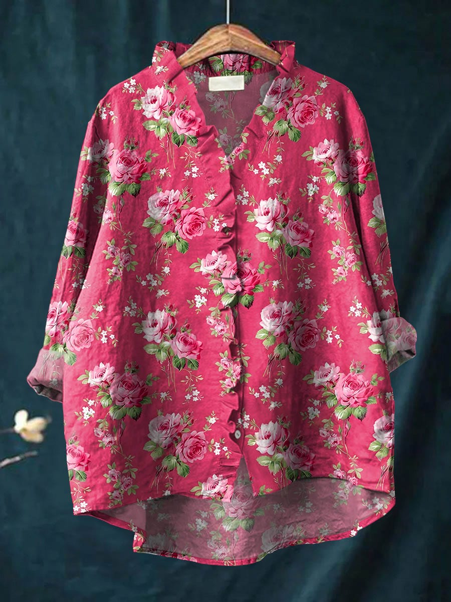 Blusa in lino Tara