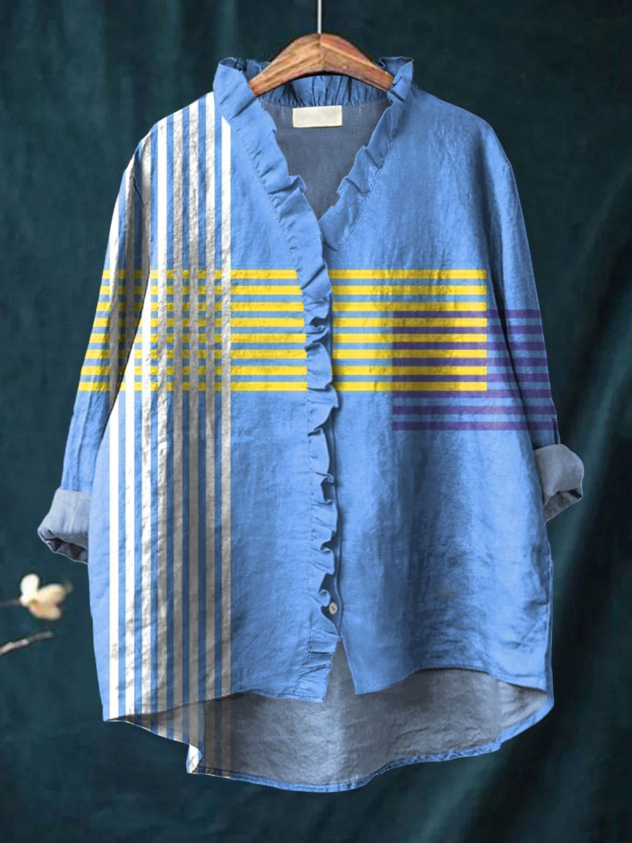 Blusa in lino Tina