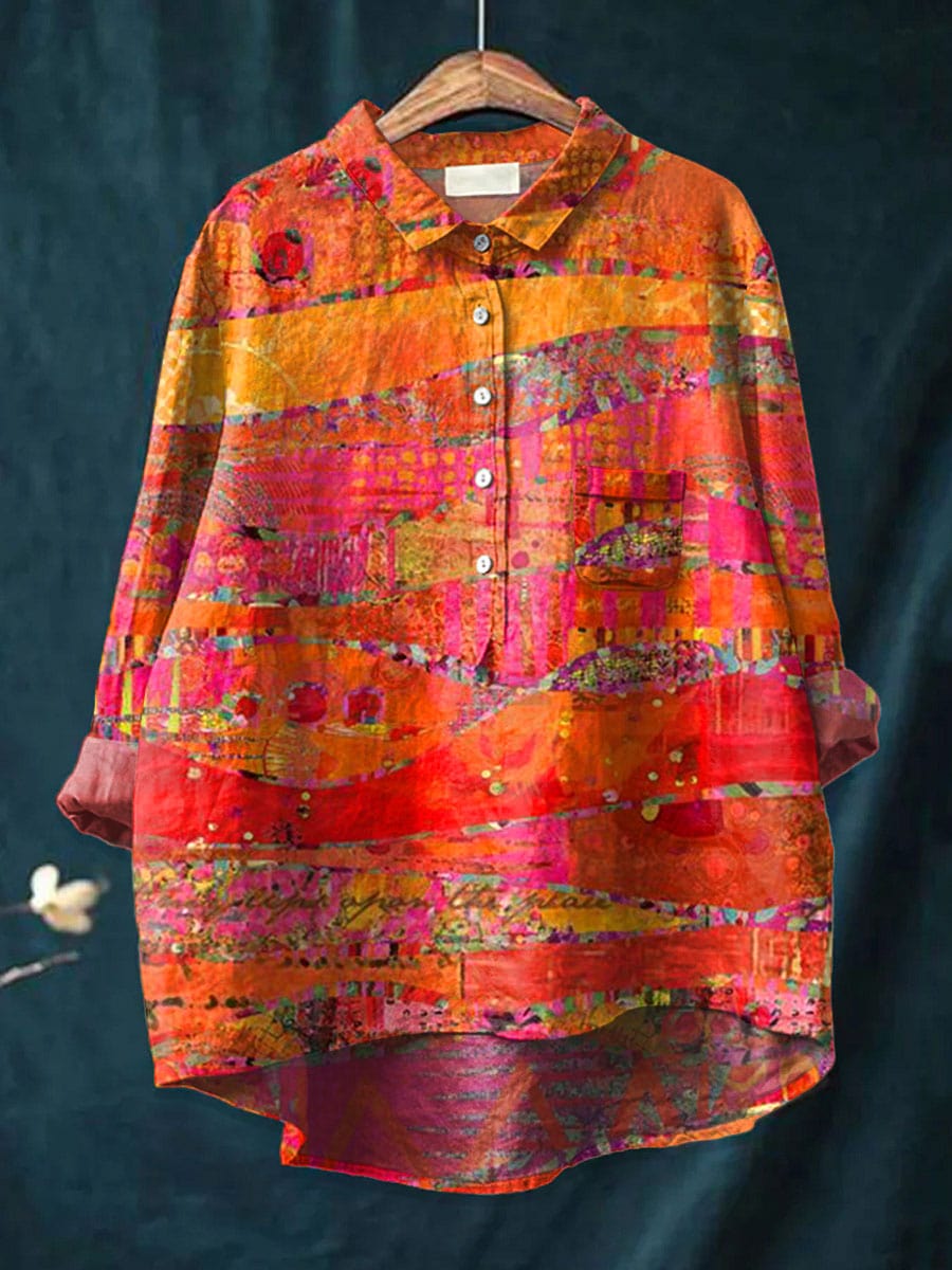 Blusa con volant Catherine