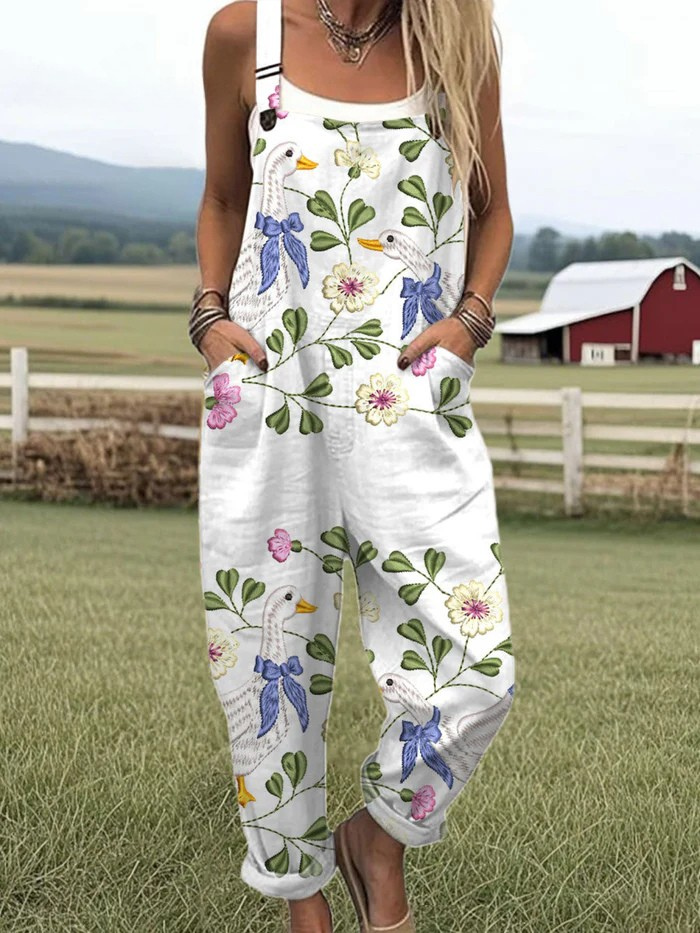 Tuta estiva floreale – comoda ed elegante