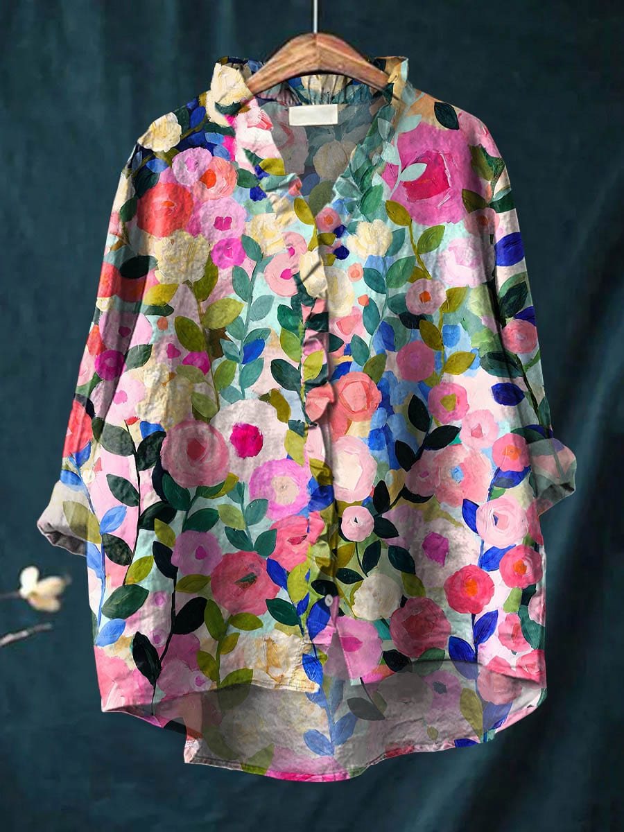 Blusa in lino Alisa