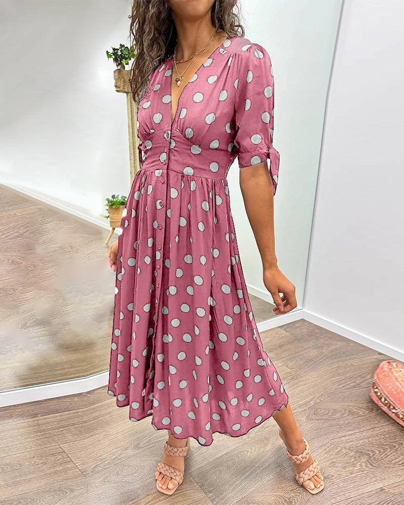 Monique | Abito Elegante a Pois