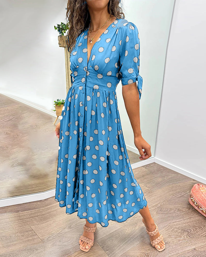 Monique | Abito Elegante a Pois
