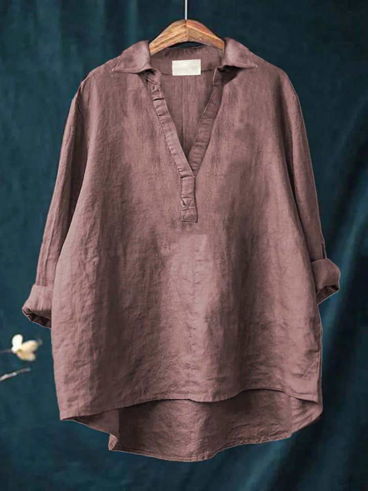 Blusa in lino Andrea