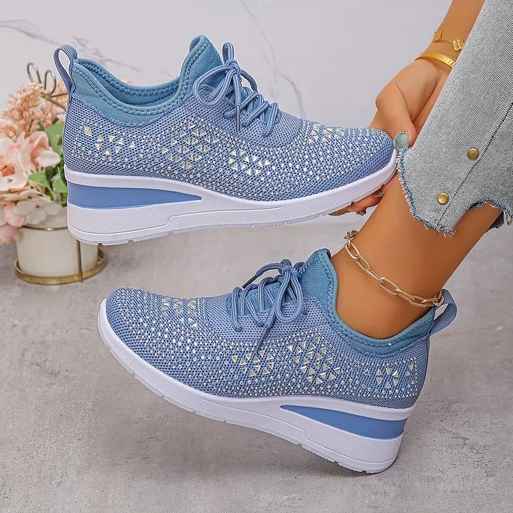 Giselle – Sneakers ortopediche con strass