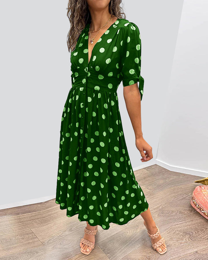 Monique | Abito Elegante a Pois