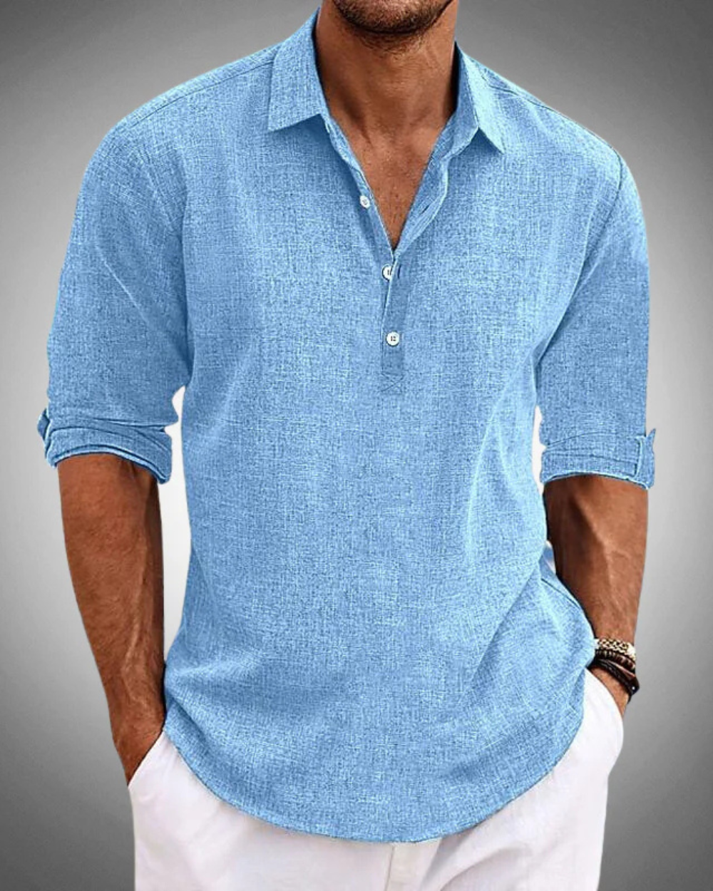 Camicia classica in cotone