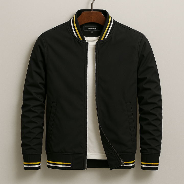 Chez Monsieur | Bomber elegante a righe