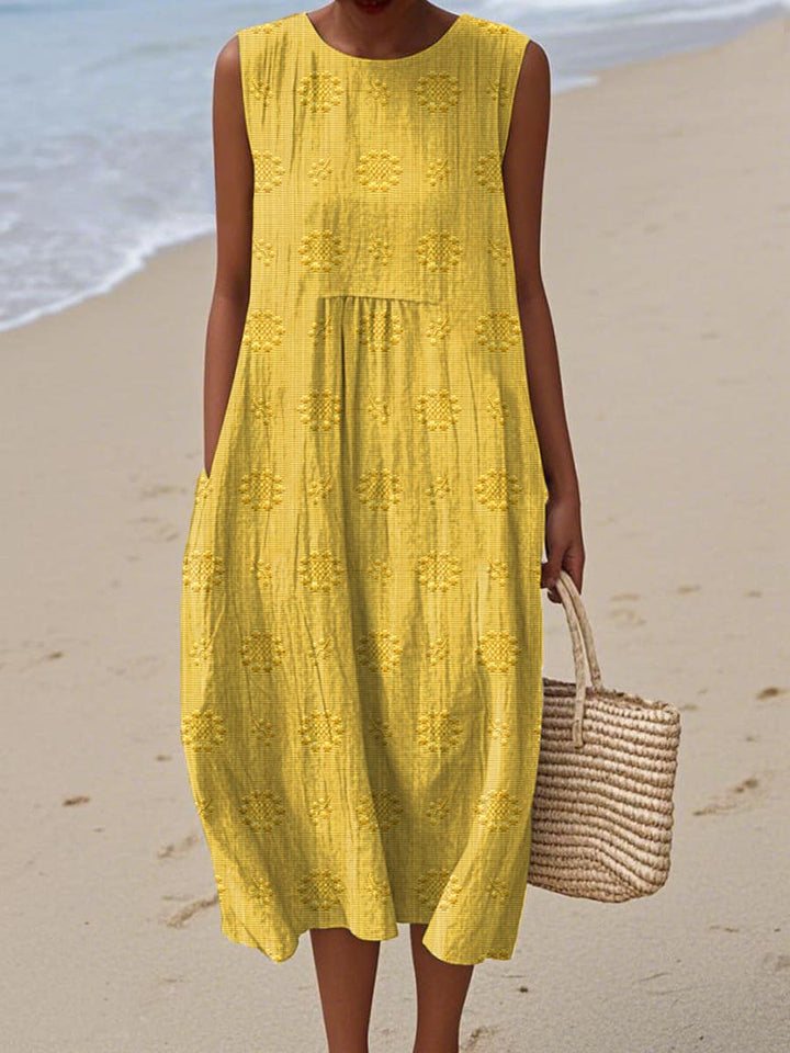 Abito in Cotone con Tasche