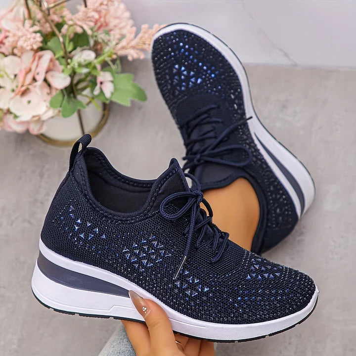 Giselle – Sneakers ortopediche con strass
