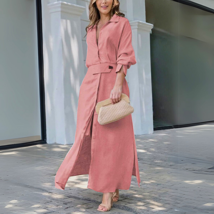 Abito Elegante con Scollo a V