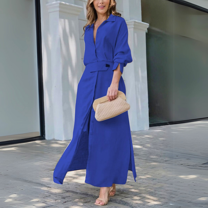 Abito Elegante con Scollo a V