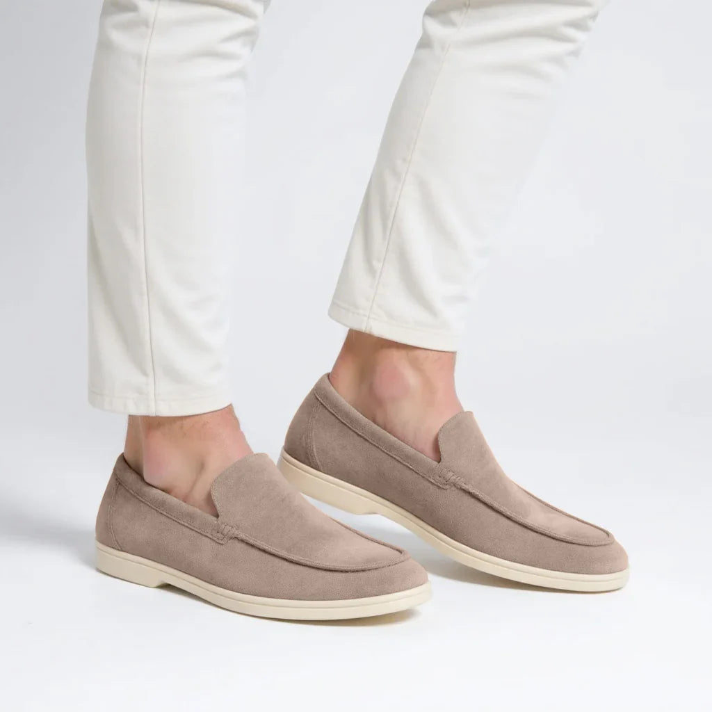 Mocassini Old Money in suede