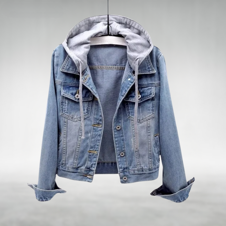 Giacca in jeans con cappuccio