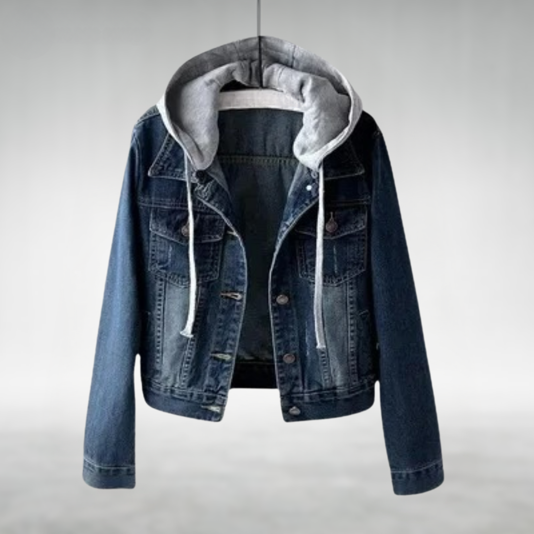 Giacca in jeans con cappuccio