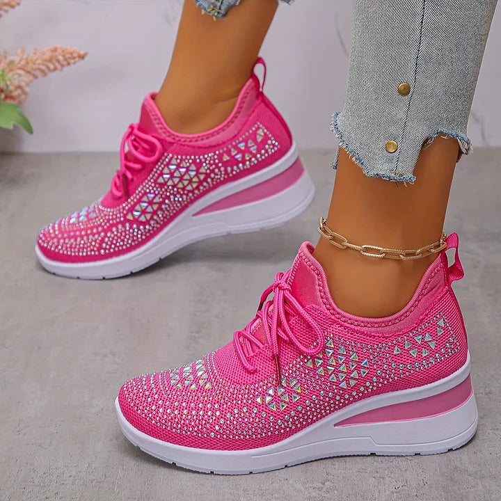 Giselle – Sneakers ortopediche con strass