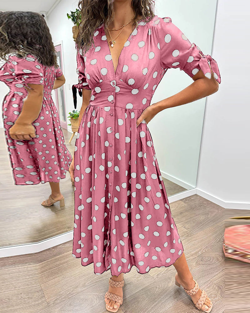 Monique | Abito Elegante a Pois