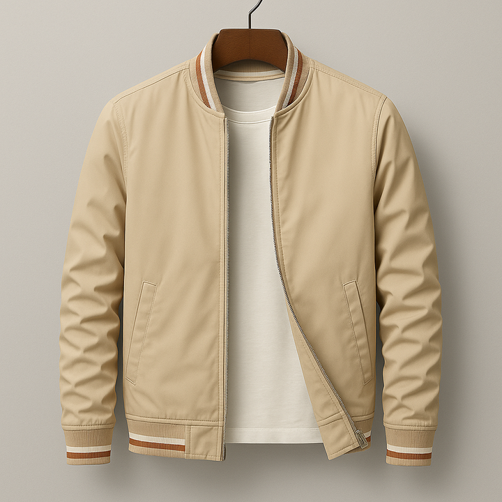 Chez Monsieur | Bomber elegante a righe