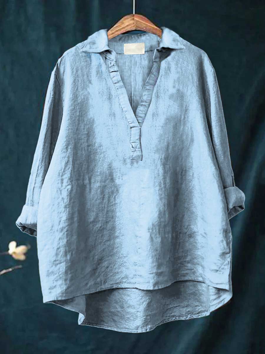 Blusa in lino Andrea