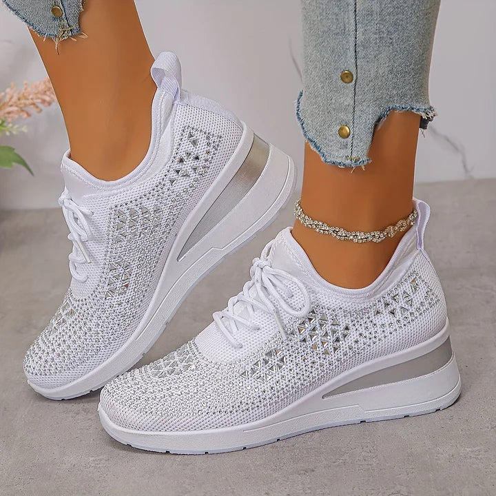 Giselle – Sneakers ortopediche con strass