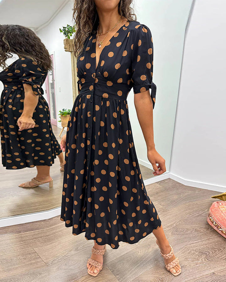 Monique | Abito Elegante a Pois