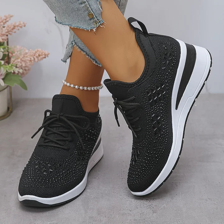 Giselle – Sneakers ortopediche con strass