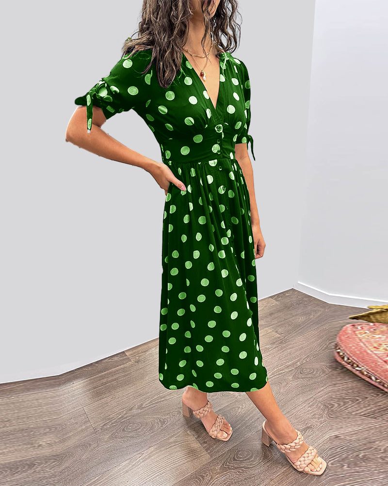 Monique | Abito Elegante a Pois