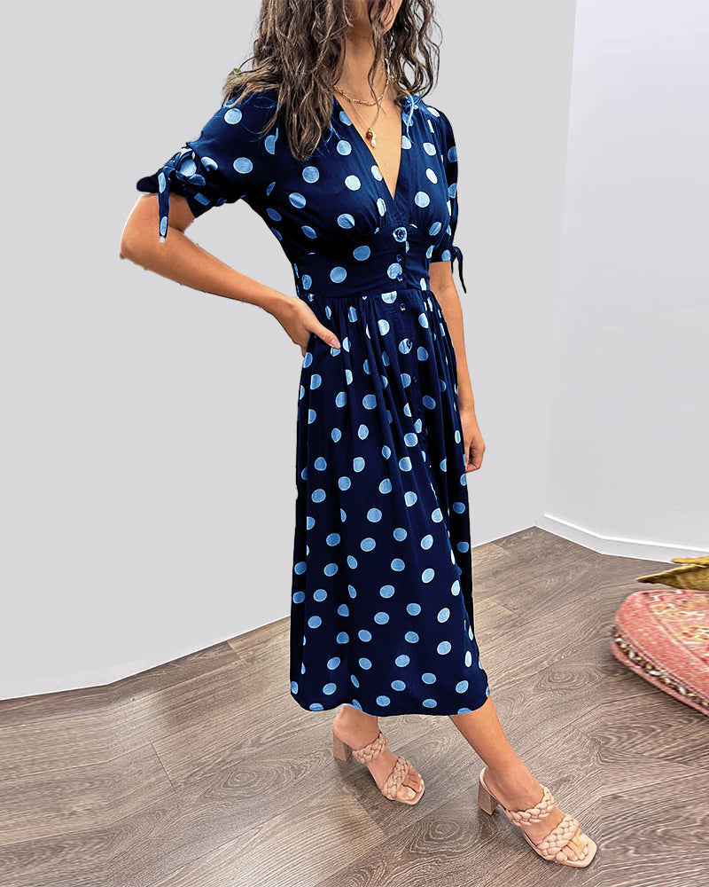 Monique | Abito Elegante a Pois