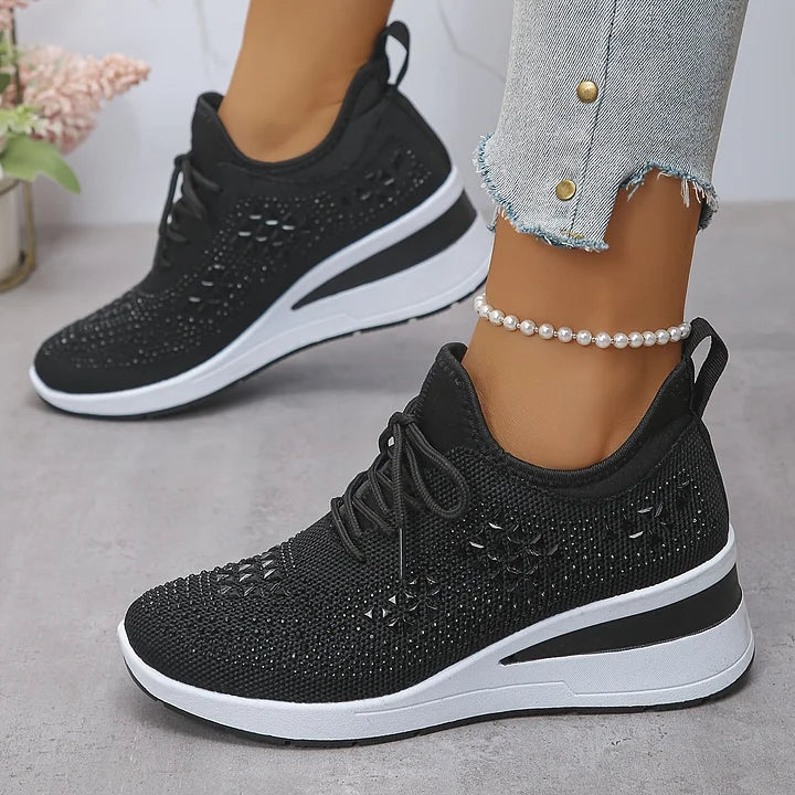 Giselle – Sneakers ortopediche con strass