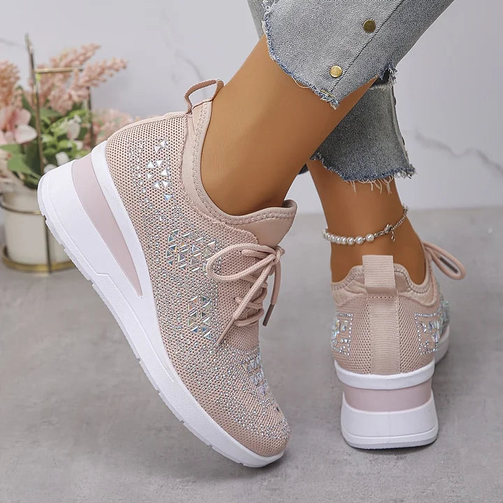 Giselle – Sneakers ortopediche con strass