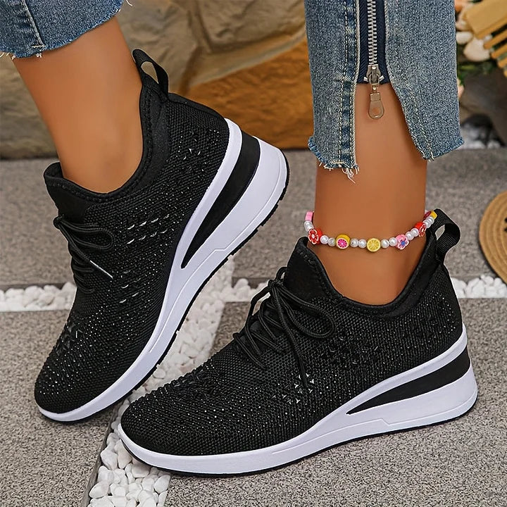 Giselle – Sneakers ortopediche con strass