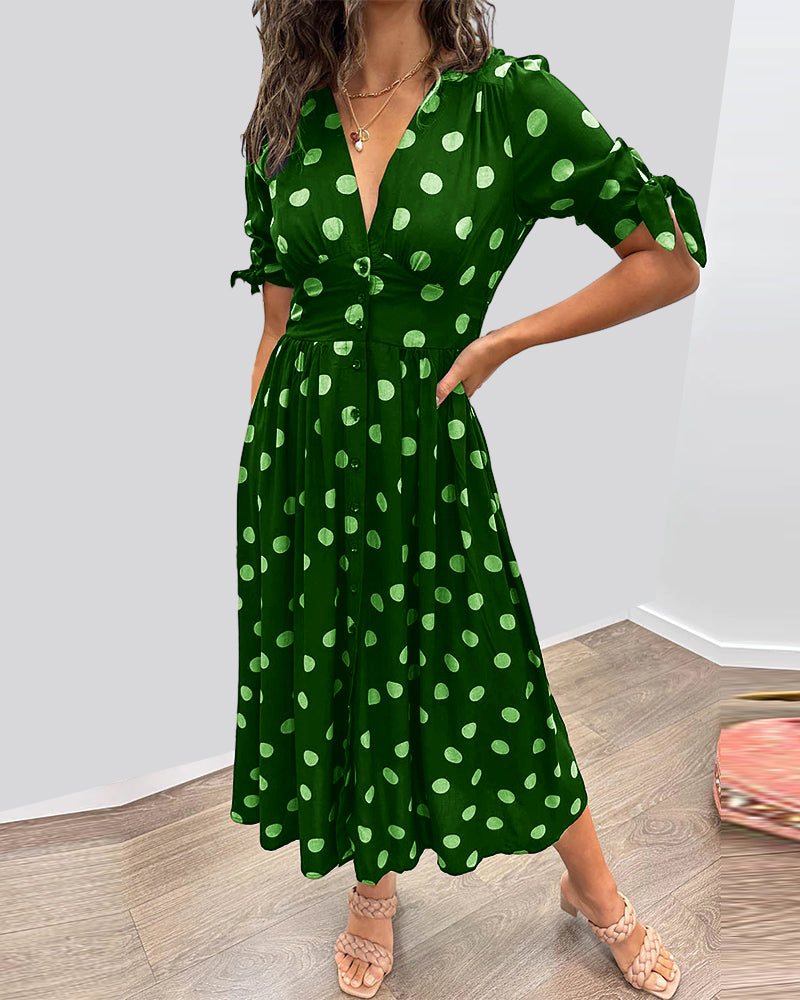 Monique | Abito Elegante a Pois