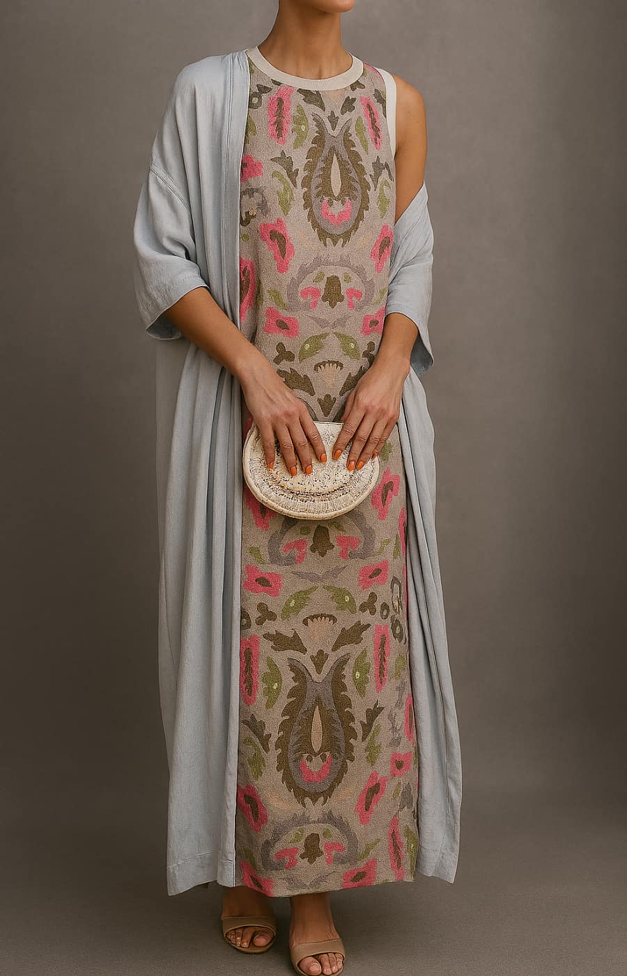Abito da sera con stola elegante