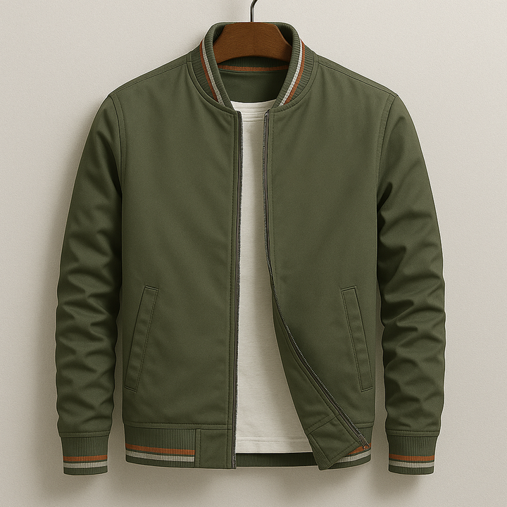 Chez Monsieur | Bomber elegante a righe