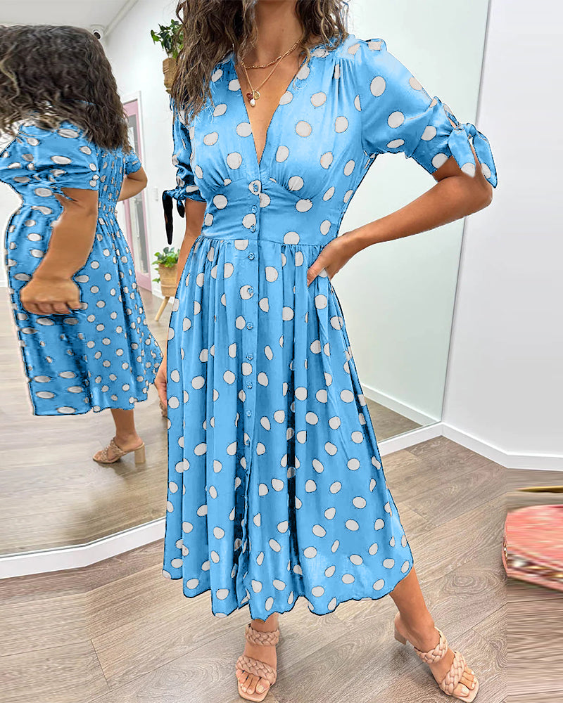 Monique | Abito Elegante a Pois