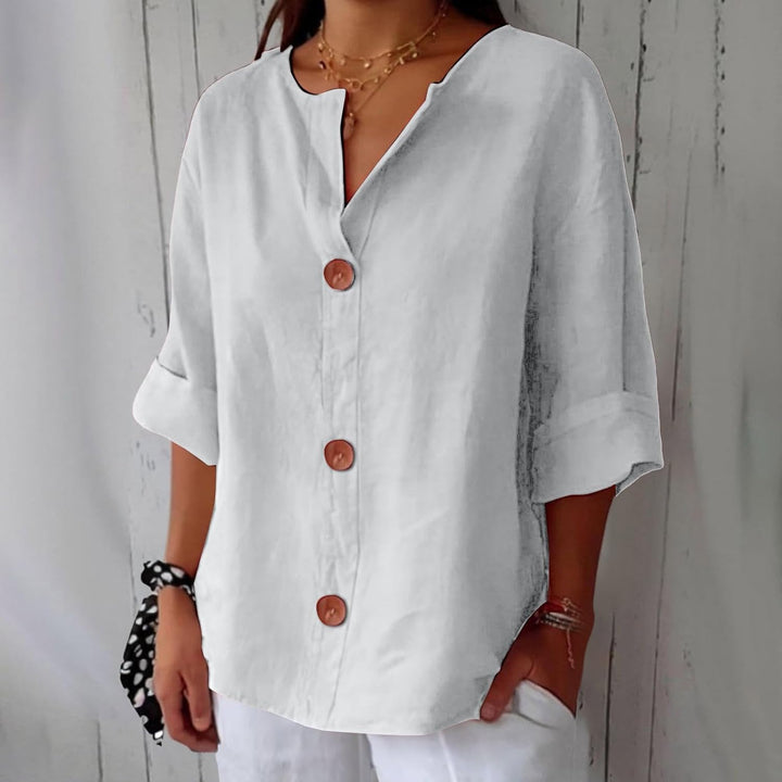 Blusa in Lino Casual