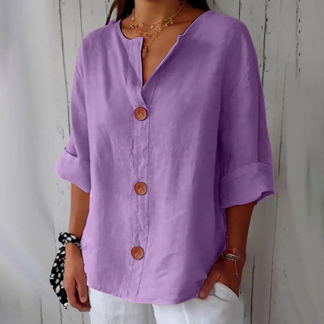 Blusa in Lino Casual