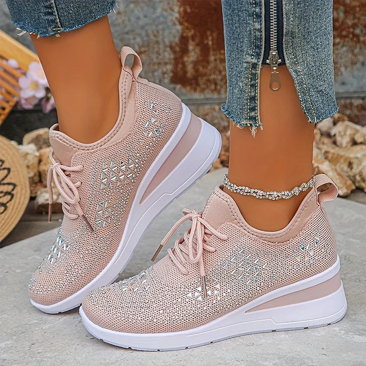 Giselle – Sneakers ortopediche con strass