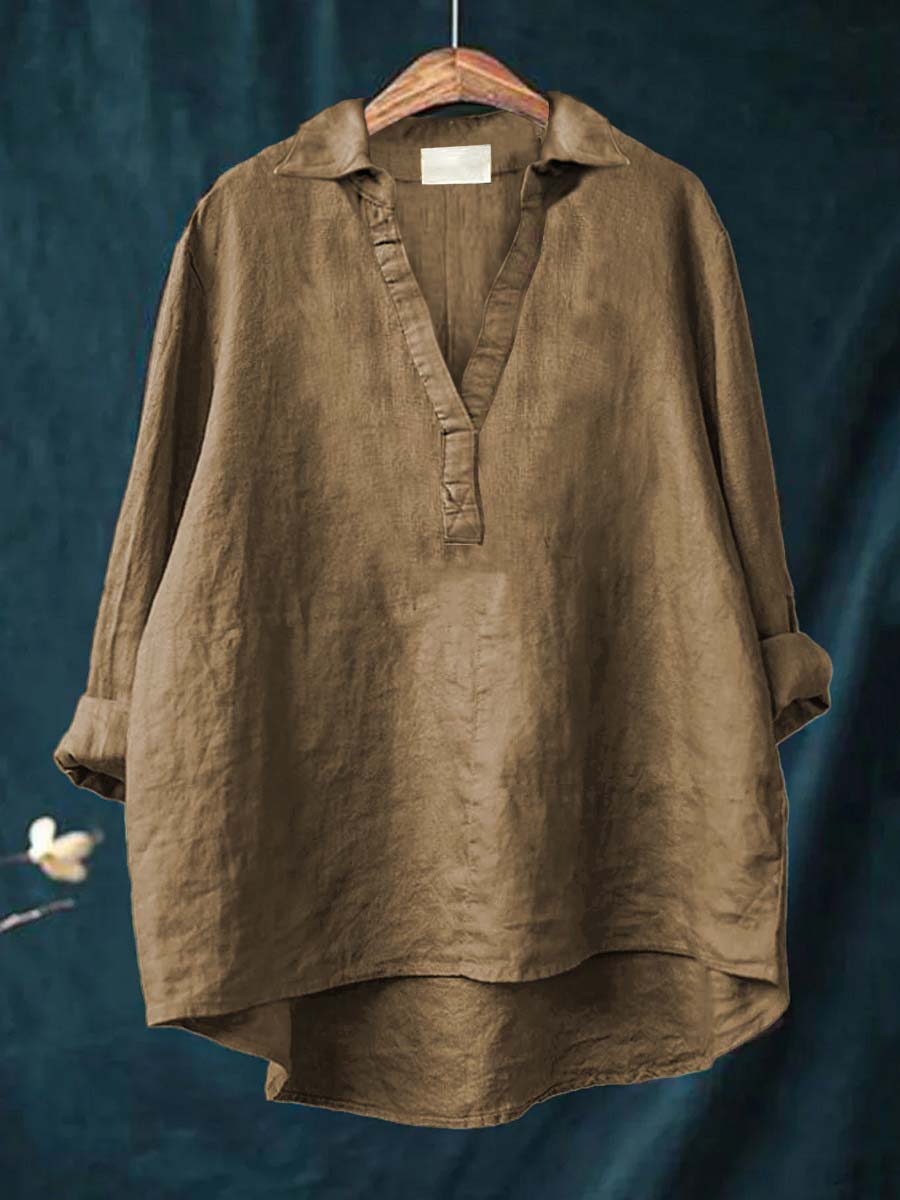 Blusa in lino Andrea