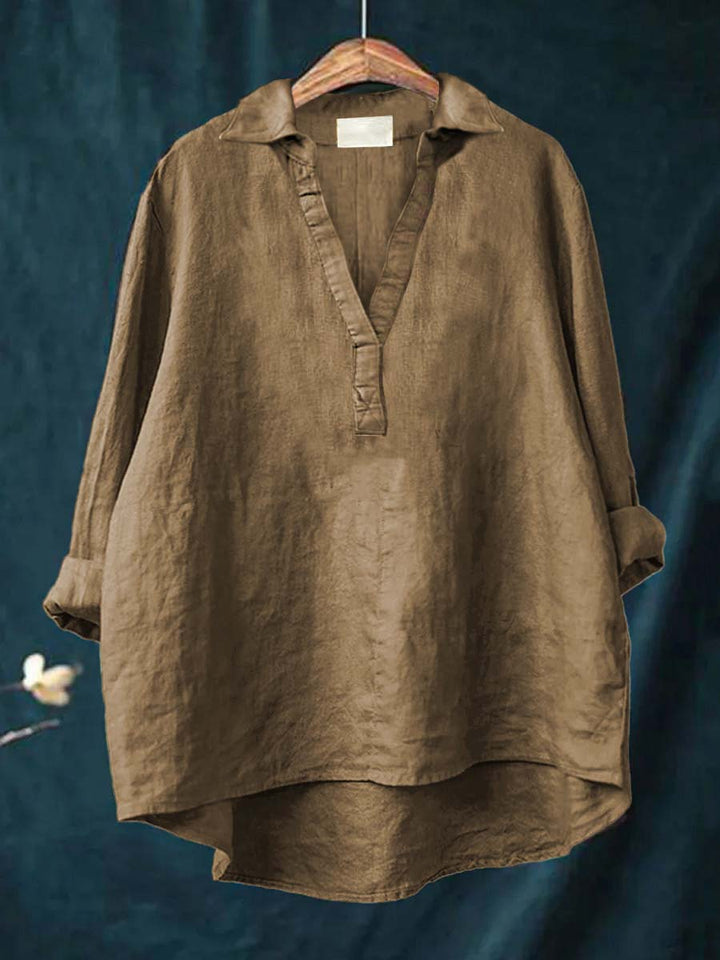 Blusa in lino Andrea