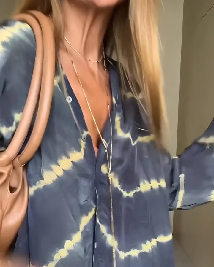 Julia | Abito maxi boho a righe