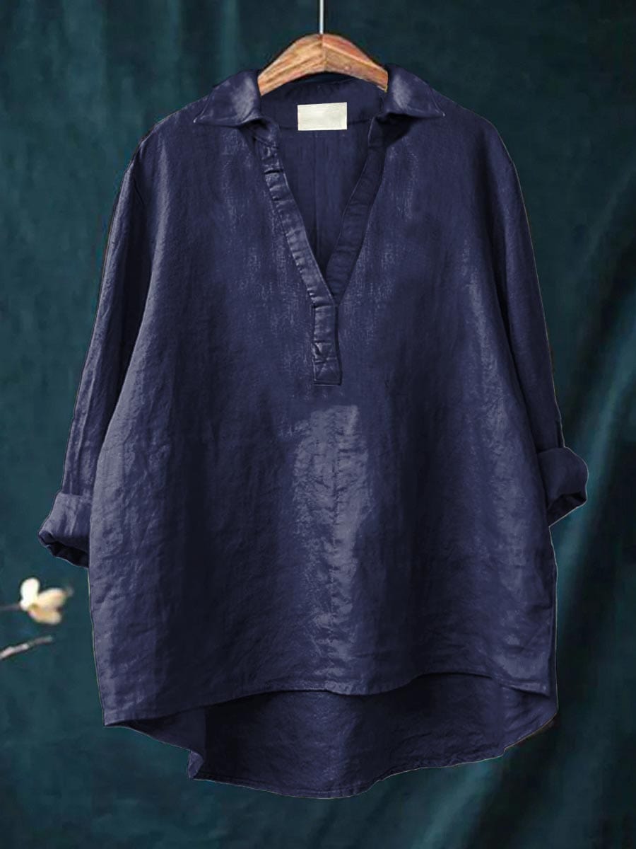 Blusa in lino Andrea