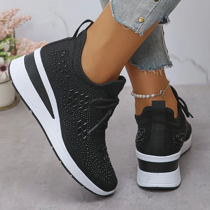 Giselle – Sneakers ortopediche con strass