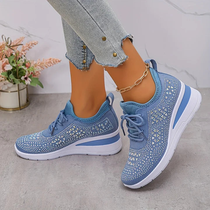 Giselle – Sneakers ortopediche con strass