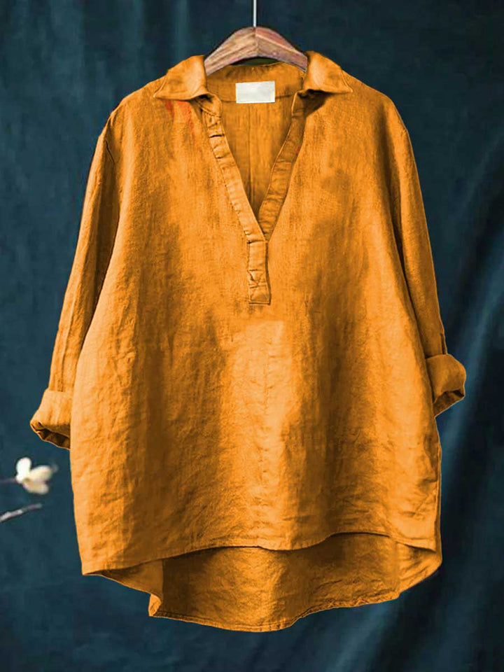 Blusa in lino Andrea