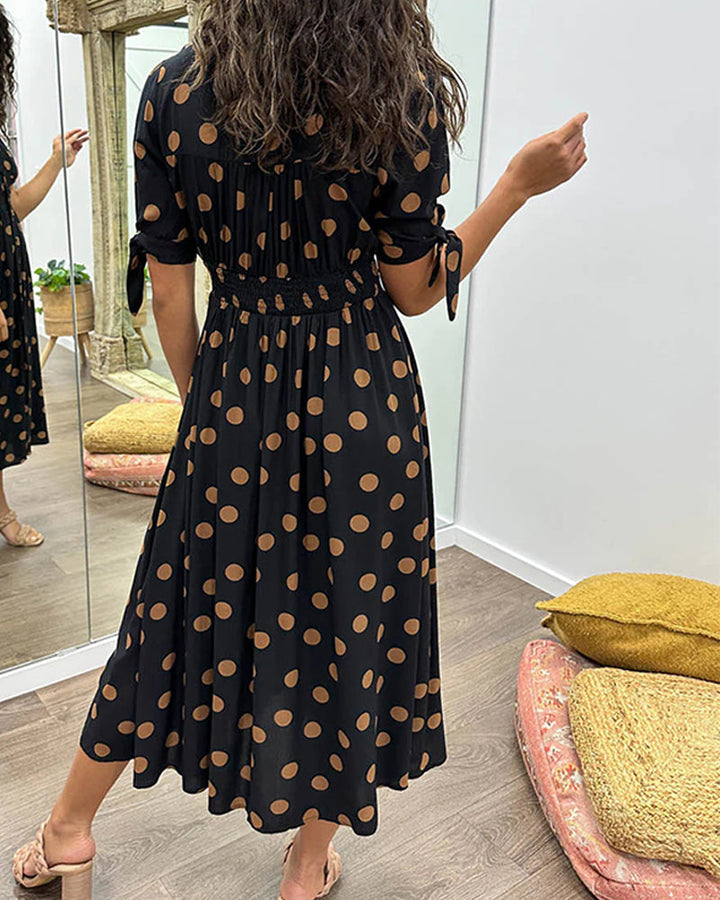 Monique | Abito Elegante a Pois