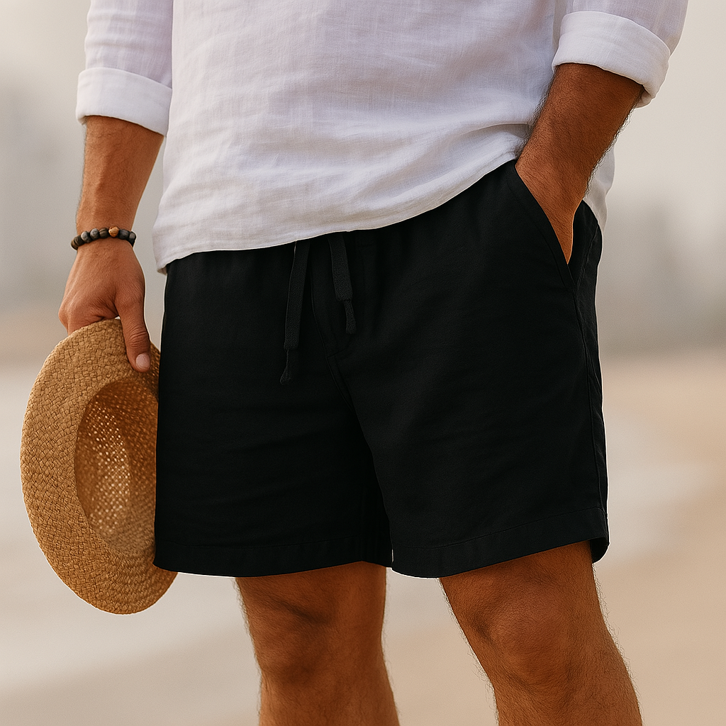 Pantalone in Cotone-Lino