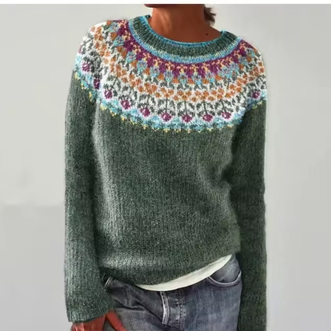 Silvana | Maglione Retrò Accogliente Noma Madrid
