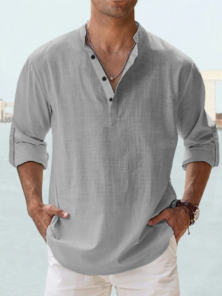 Camicia Di Lino Traspirante