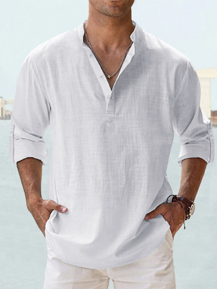Camicia Di Lino Traspirante
